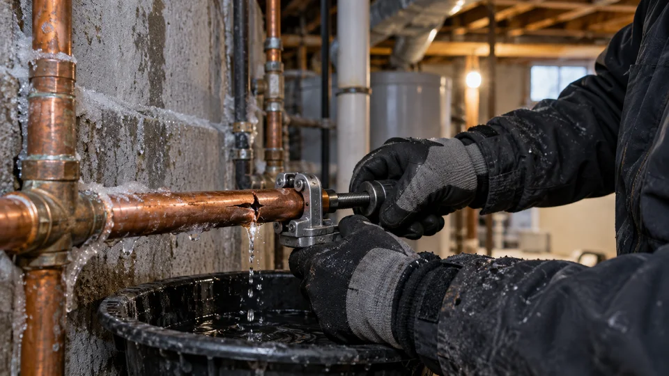 Burst Pipe Repair in Troy NY
