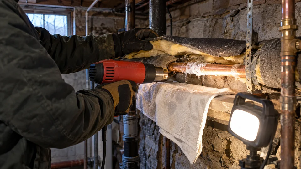 Frozen Pipe Thawing and Repair in Troy NY